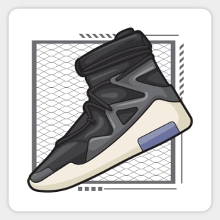 Air FOG 1 Black Sneaker Sticker